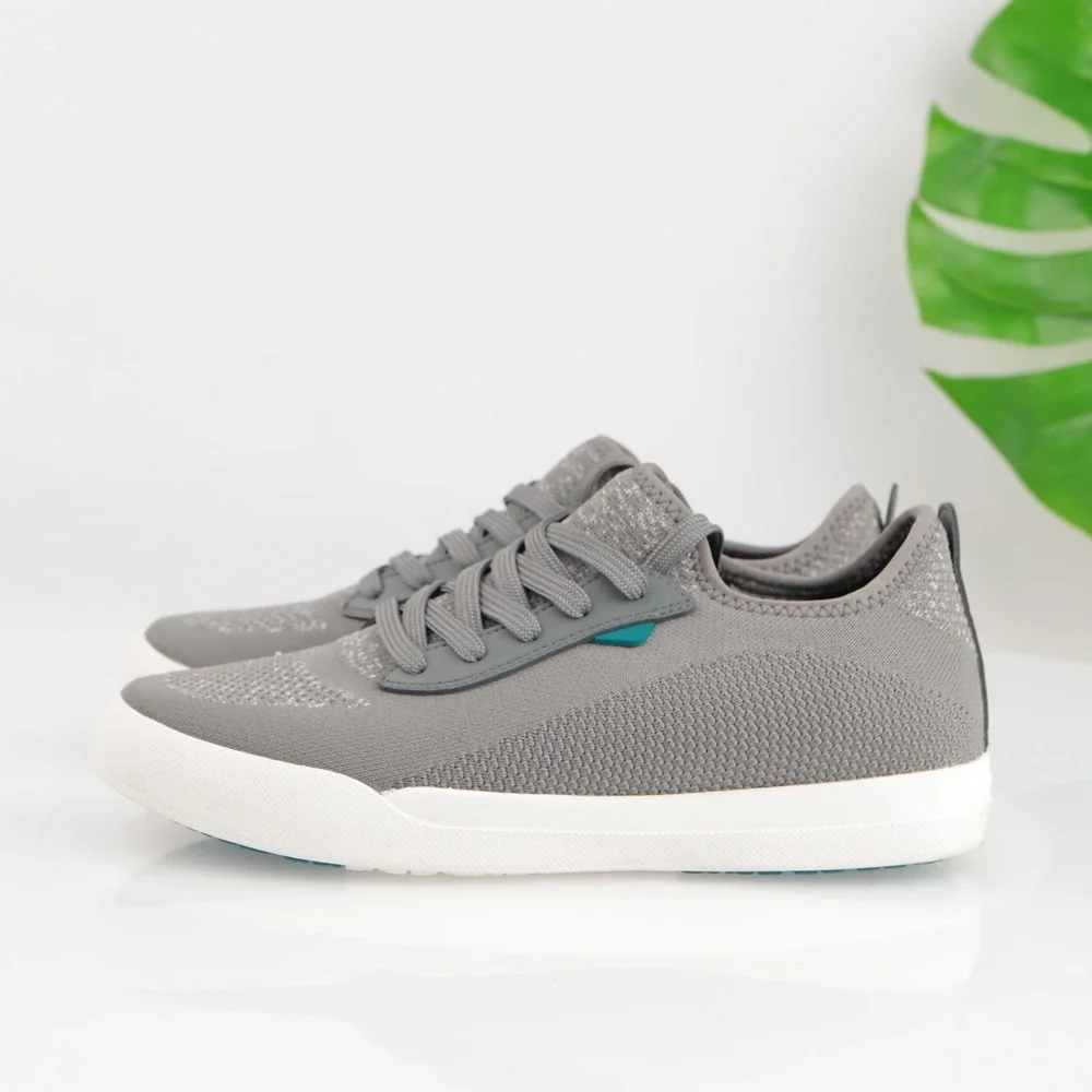 Vessi Womens Weekend Sneakers Size 9 Waterproof Gray Lace Up Comfort Shoes Low